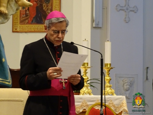 7 maggio 2022 Annuncio della nomina di Mons. Serafino Parisi a Vescovo di Lamezia Terme