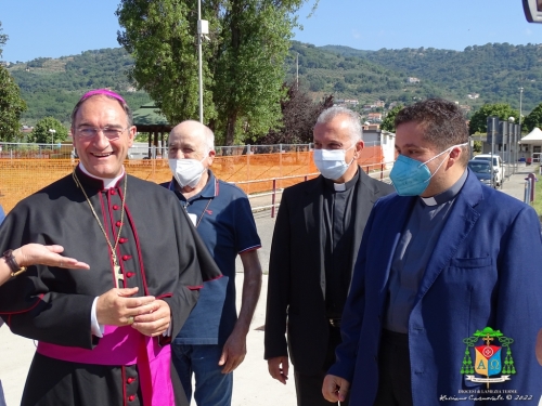 9 luglio 2022 Benvenuto tra noi Vescovo Serafino!!! Incontri istituzionali