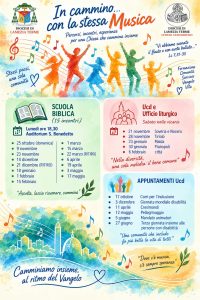 Camminiamo insieme al ritmo del Vangelo
