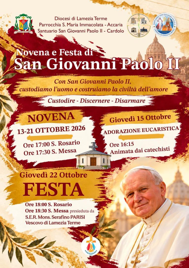 Novena e festa di San Giovanni Paolo II